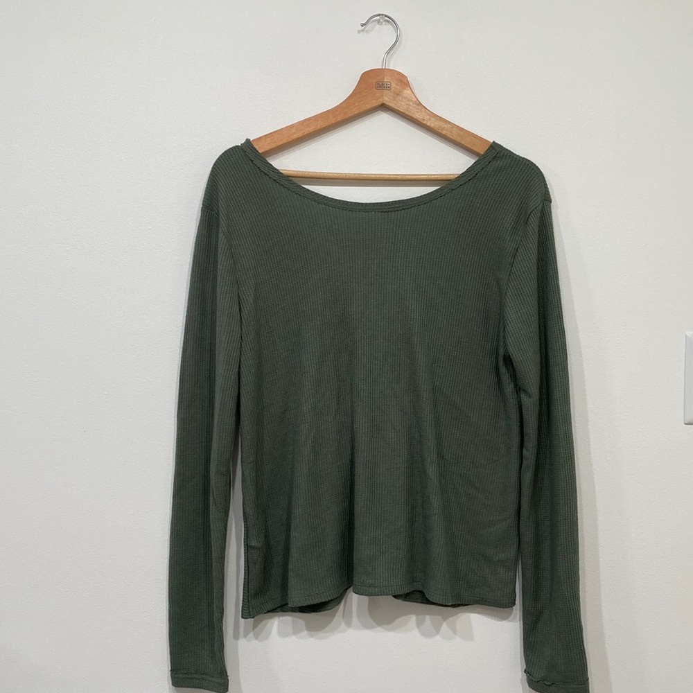 Light Green Lightweight Sweater